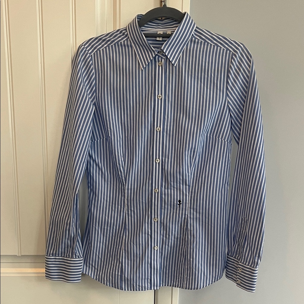 Seidensticker Blue Striped Blouse 36